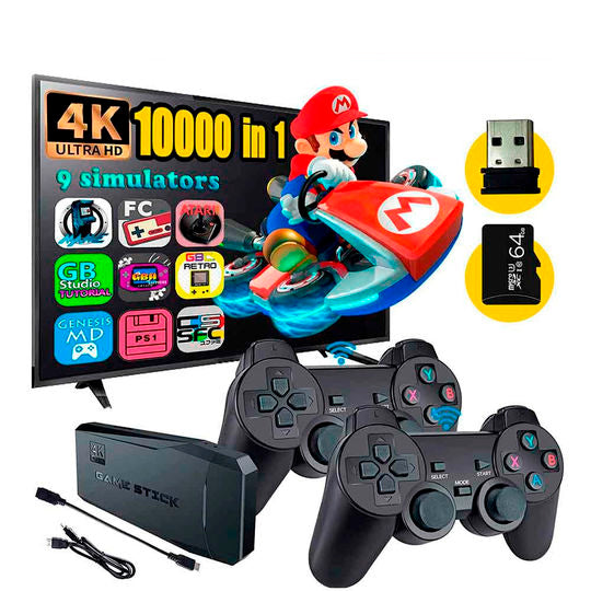 GAME STICK 4K ORIGINAL®- 10.000 JOGOS