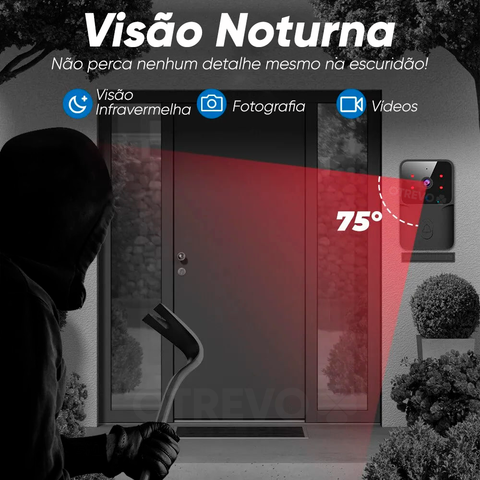 Campainha Wifi Sem Fio Nano Vision