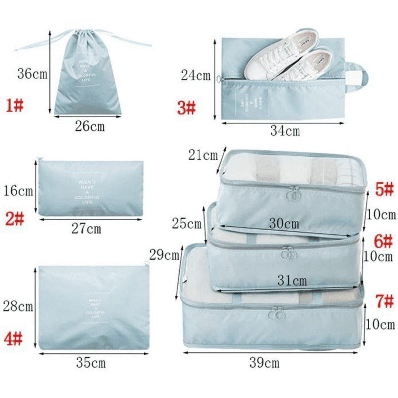 Kit 8 Bolsas STORAGE BAG - [PAGUE 4 LEVE 8]