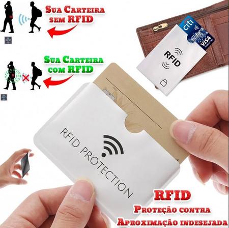 Capa Protetora de Aproximação RFID para Cartões