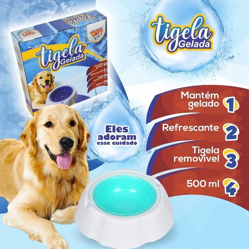 Tigela Refrescante Para Pet