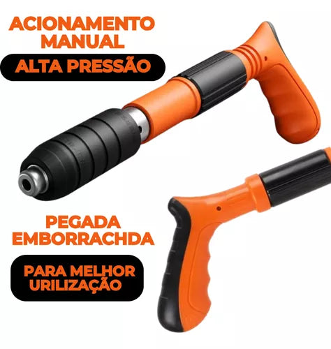 Pistola para Fixação de Rebites e Pregos