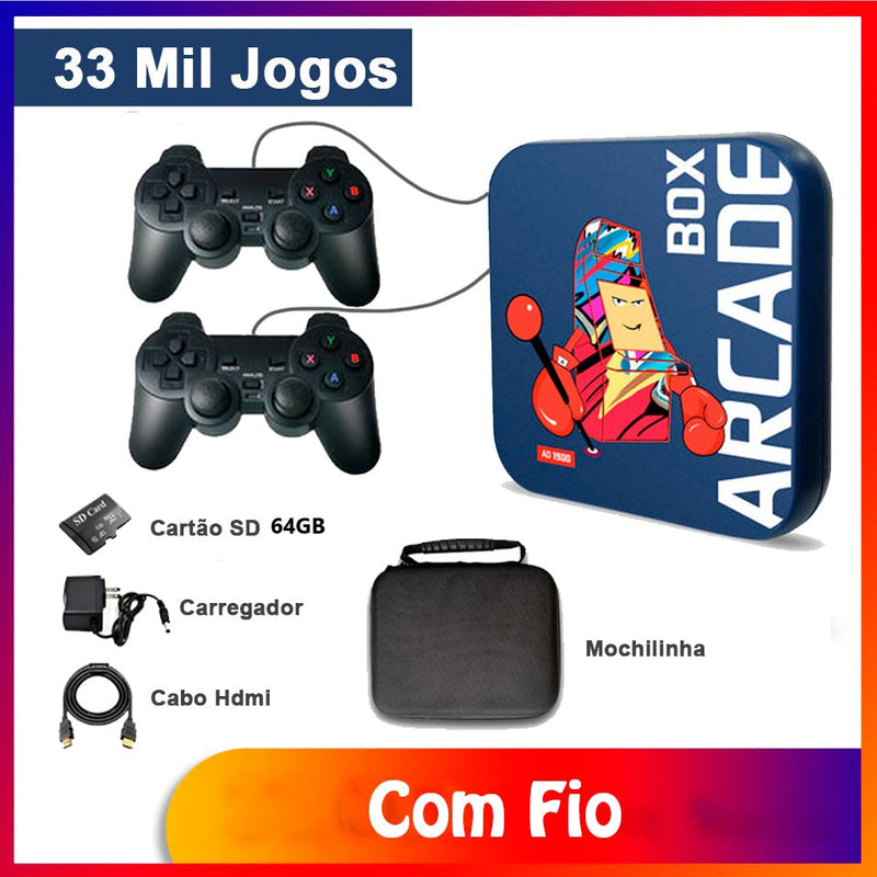 Console Box 4k Original 33.000 Mil Jogos