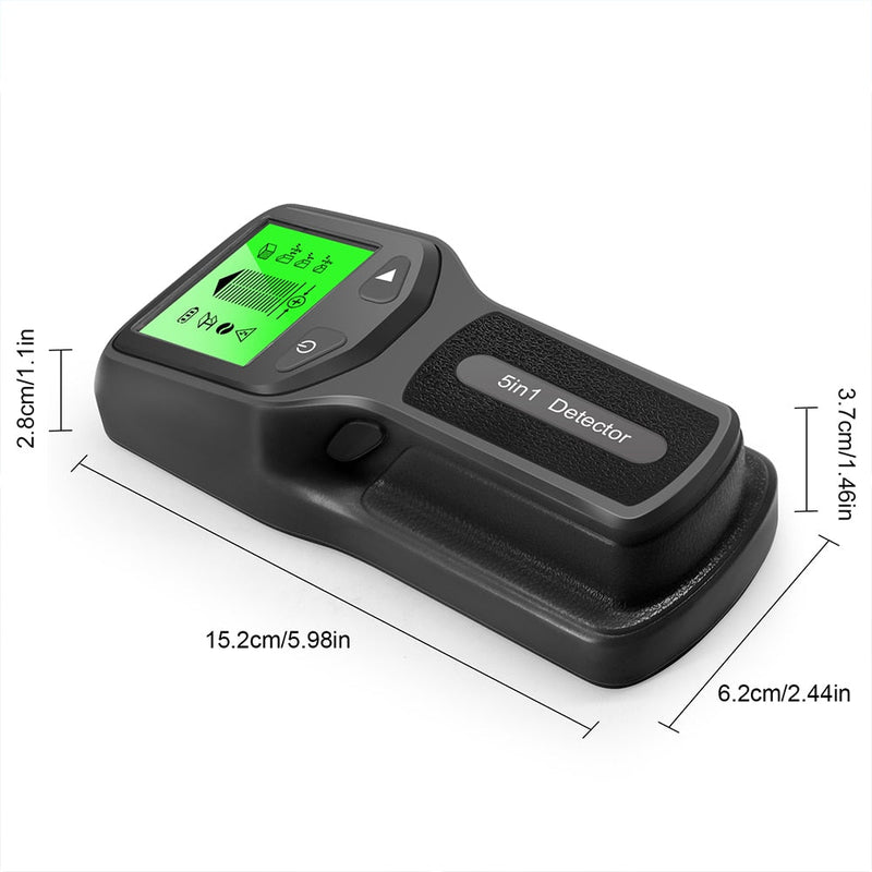 Scanner de Parede - Detector de Cano, Água, Pvc, Madeira, Fio, Metal