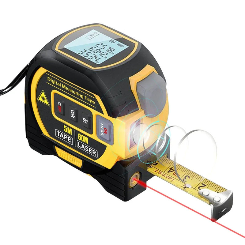 Trena Laser Digital 3 Em 1 Multifuncional