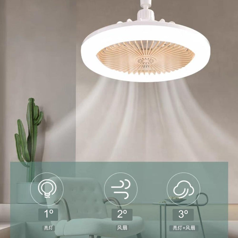 Luminária LED com Ventilador