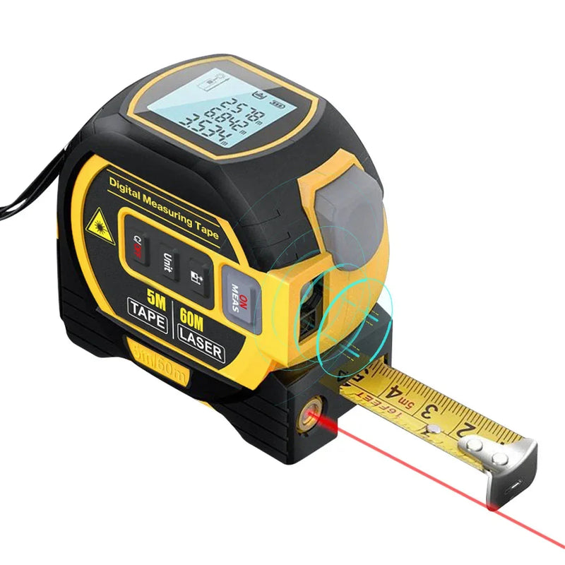 Trena Laser Digital 3 Em 1 Multifuncional