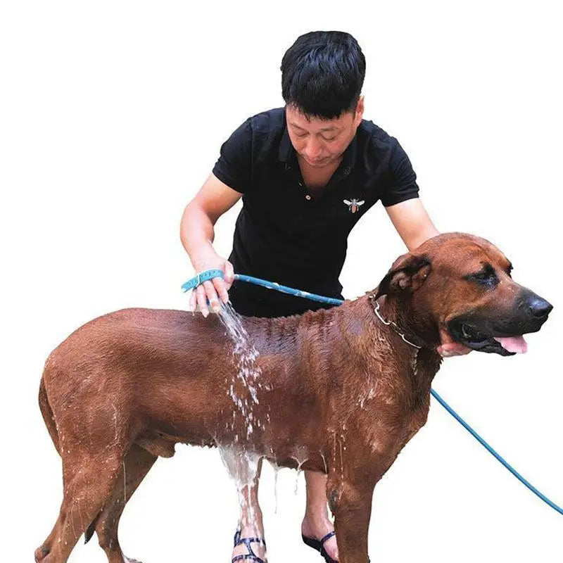 Mangueira com Luva Massageadora para Pets