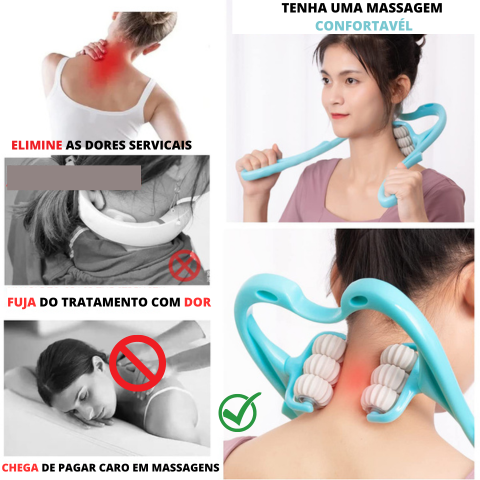 Massageador de Pescoço - Alívio Instantâneo