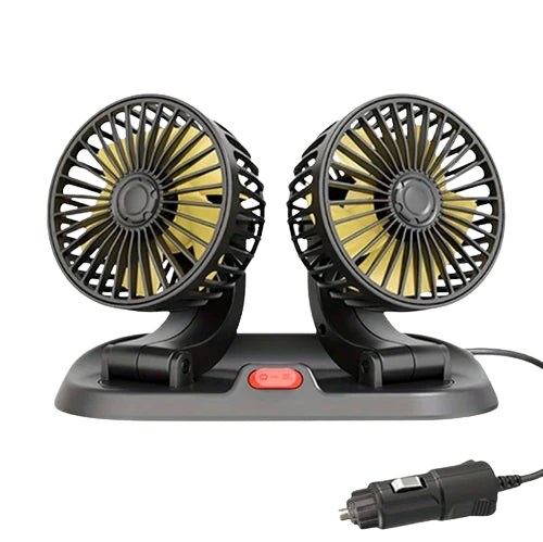 Ventilador Duplo Automotivo Portátil