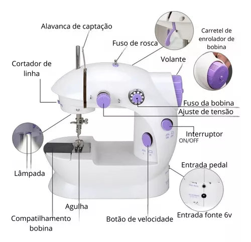 Máquina de Costura Portátil