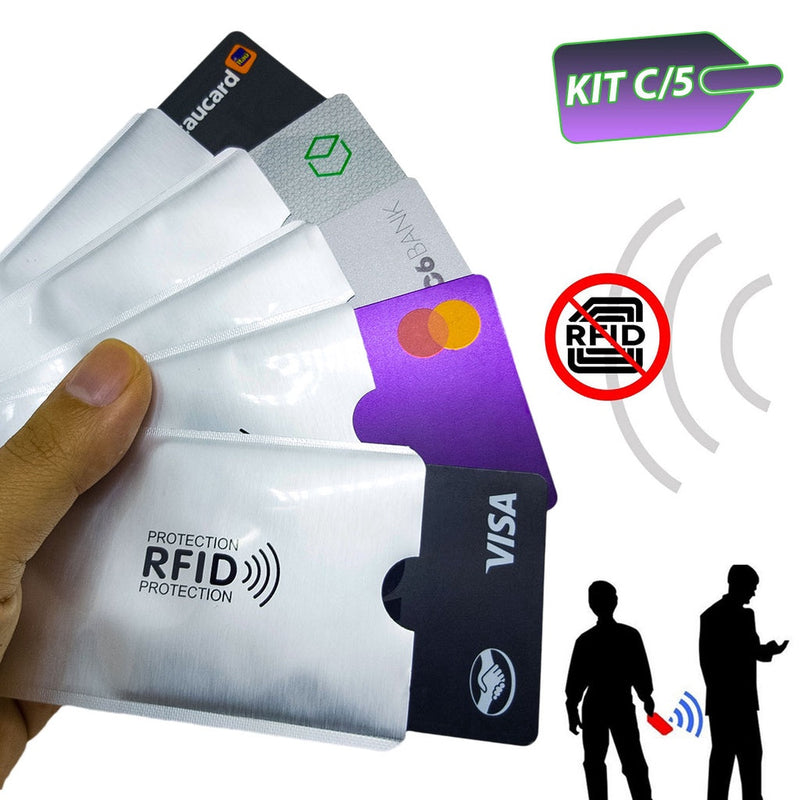 Capa Protetora de Aproximação RFID para Cartões