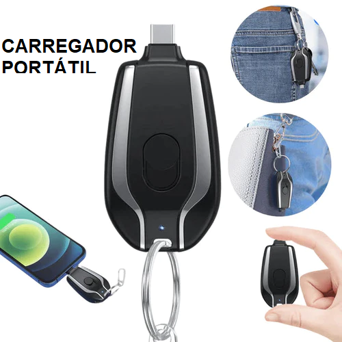 Chaveiro Carregador Portátil