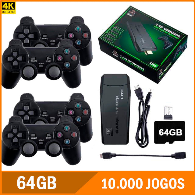 GAME STICK 4K ORIGINAL®- 10.000 JOGOS